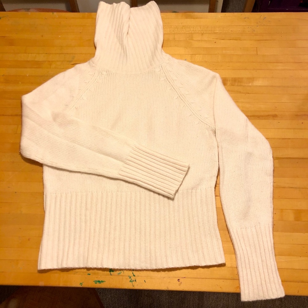 Ann Taylor cashmere turtleneck sweater